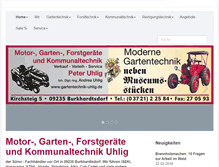 Tablet Screenshot of gartentechnik-uhlig.de